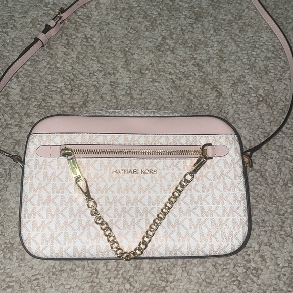 Michael Kors Jet Set Large Logo Crossbody Bag - Picture 6 of 10